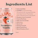 OLIPOP Strawberry Vanilla Sparkling Tonic - 4-Pack