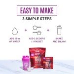 CLICK Hazelnut Protein & Coffee Drink Mix Packets