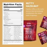 CLICK Hazelnut Protein & Coffee Drink Mix Packets