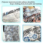 Elderly Adult Bib for Mealtime Protection (Blue)