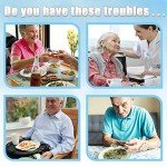 Elderly Adult Bib for Mealtime Protection (Blue)