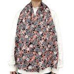 Adult Bib for Elderly Dining - Orange Color