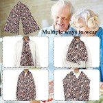 Adult Bib for Elderly Dining - Orange Color