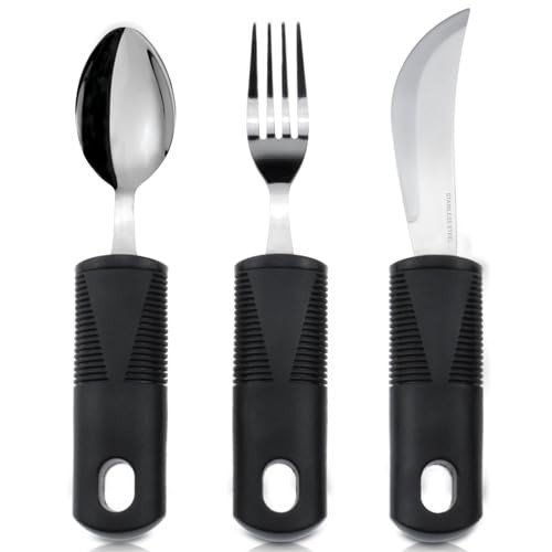 Vive Adaptive Utensil Set for Easy Grip