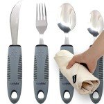 BUNMO Adaptive Utensils for Weak Grip & Travel