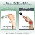 Adaptive Utensils Set for Seniors and Arthritis