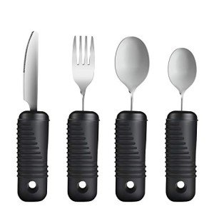 Adaptive Easy-Grip Utensils Set for Seniors