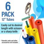 Foam Grip Tubing Set - 3 Sizes, 6 Pack