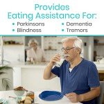 Vive Spill-Proof Scoop Plate Set for Seniors