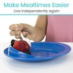 Vive Spill-Proof Scoop Plate Set for Seniors