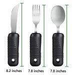 Easy Grip Utensil Set for Seniors and Arthritis