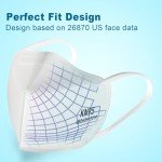 Sengtor KN95 Face Masks 50 Pack 5-Ply Breathable Protection & Extra Wide Elastic Ear Loops Design, 95% Filtration Efficient XIKII Disposable KN95 Masks,White