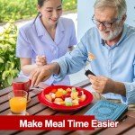 Adaptive Utensils and Dinnerware Set for Seniors