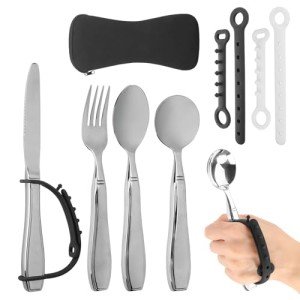Weighted Utensils Set for Hand Tremors