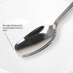 Adaptive Flate Edge Spoon Set for Seniors