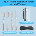 Weighted Utensils Set for Hand Tremors