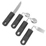 Weighted Adaptive Utensils for Seniors - 4 Pieces