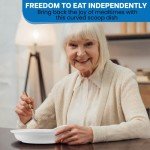Scoop Plate Set for Elderly & Disabled Users