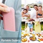 Eco-Friendly Reusable Utensils Set with Case