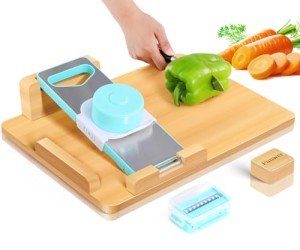 One-Handed Adaptive Cutting Board with Anti-Slip Design