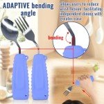 Adaptive Spoon & Fork Set for Easy Gripping