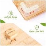 One-Handed Adaptive Cutting Board with Anti-Slip Design