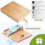 One-Handed Adaptive Cutting Board with Anti-Slip Design