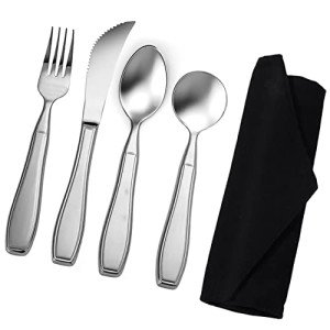 Weighted Utensil Set for Hand Tremors - 4 Pieces