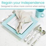 Weighted Utensil Set for Parkinson's - 4 Pieces