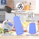 Easy-Grip Weighted Spoon and Fork Set for Tremors