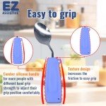 Easy-Grip Weighted Spoon and Fork Set for Tremors