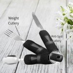 Adaptive Eating Utensils Set for Seniors - 6 pcs