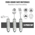 Adaptive Utensils Set for Hand Tremors & Arthritis