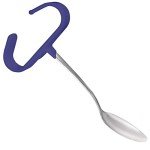 Stainless Steel Tablespoon with Vertical Handle