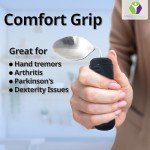 Easy Grip Flatware Set - Fork, Knife, Spoon