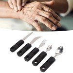 Easy Grip Cutlery Set for Adults – 5 Pieces