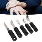 Easy Grip Cutlery Set for Adults – 5 Pieces