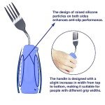 Weighted Utensils for Arthritis Aid - Purple Set