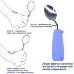 Weighted Utensils for Arthritis Aid - Purple Set