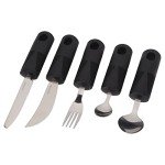 Easy Grip Cutlery Set for Adults – 5 Pieces