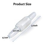 5Packs Oxygen Tubing Swivel Connector for Oxygen Tubing, Swivel Oxygen Tubing Connector, Avoid Tangling of Tube