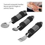 Ergonomic Adaptive Utensils Set for Easy Gripping