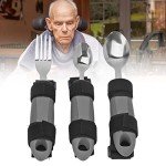 Ergonomic Adaptive Utensils Set for Easy Gripping