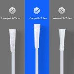 5Packs Oxygen Tubing Swivel Connector for Oxygen Tubing, Swivel Oxygen Tubing Connector, Avoid Tangling of Tube