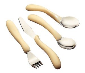 Easy Grip Eating Utensils Set for Weak Grip