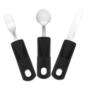 Adaptive Easy Grip Stainless Steel Utensil Set