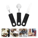Adaptive Easy Grip Stainless Steel Utensil Set