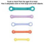 EazyHold Universal Silicone Cuff Eating Aids (5 Pack)