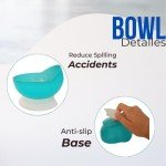 Suction Base Scoop Bowl for Easy Self-Feeding