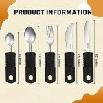 Adaptive Stainless Steel Utensils for Arthritis - Set of 2